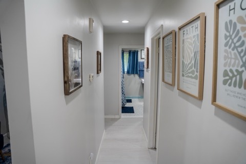 Hallway at Heritage Comfort Living Homes